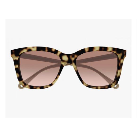 Chloe‎ Women's Havana Sunglasses CH0079S 001 56 - Picture 1 of 13